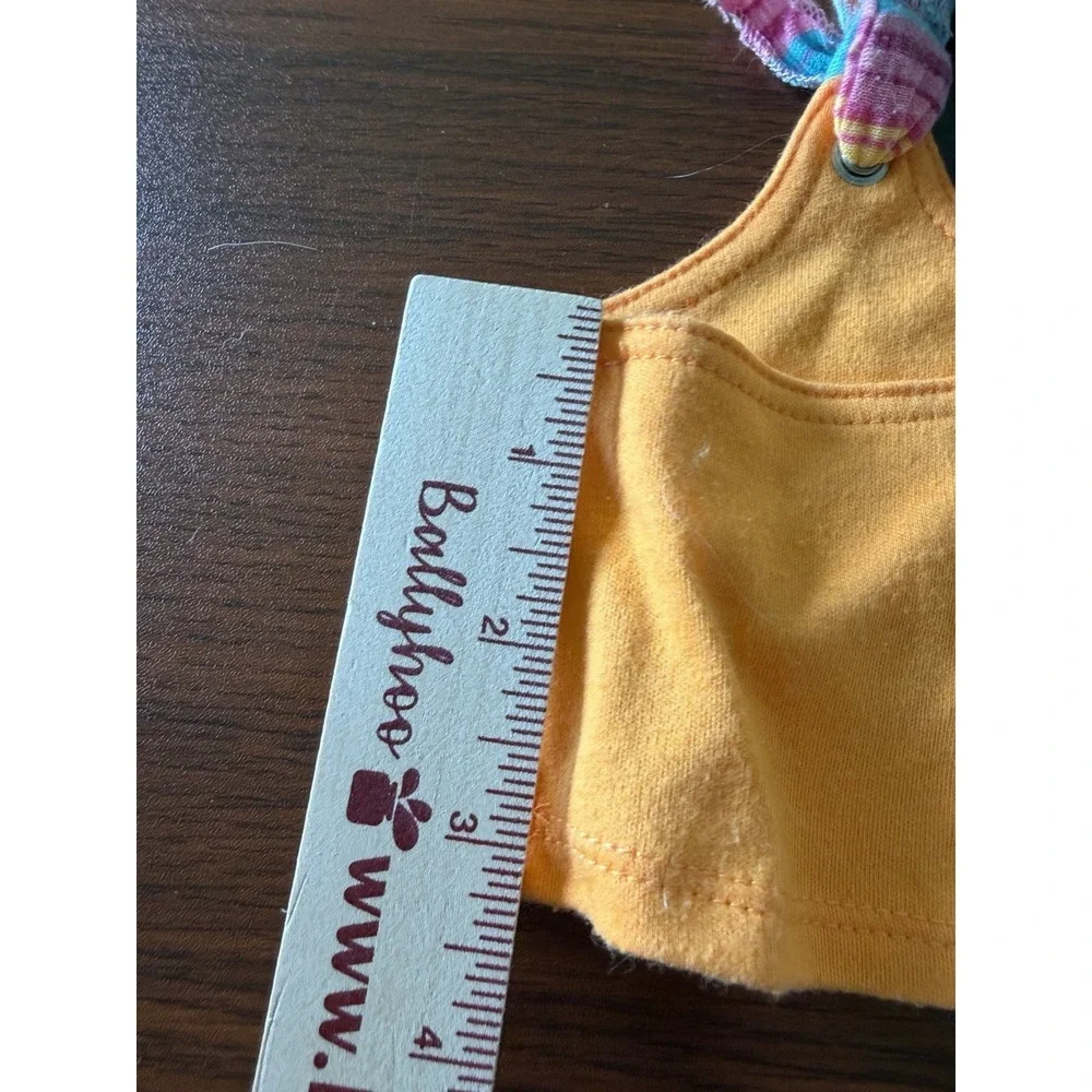 Build A Bear Aloha Top Shirt Orange Tropical For Bear Dolls
